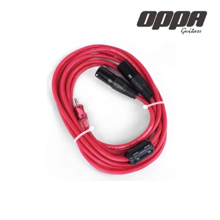 OPPA Audio XLR公 雙頭 - 3.5 雙聲道音源線 (Noise Isolator 隔離噪音) 3m